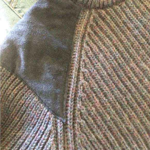 Men's Wool Navy Scottish Sweater by Maban of Scotland